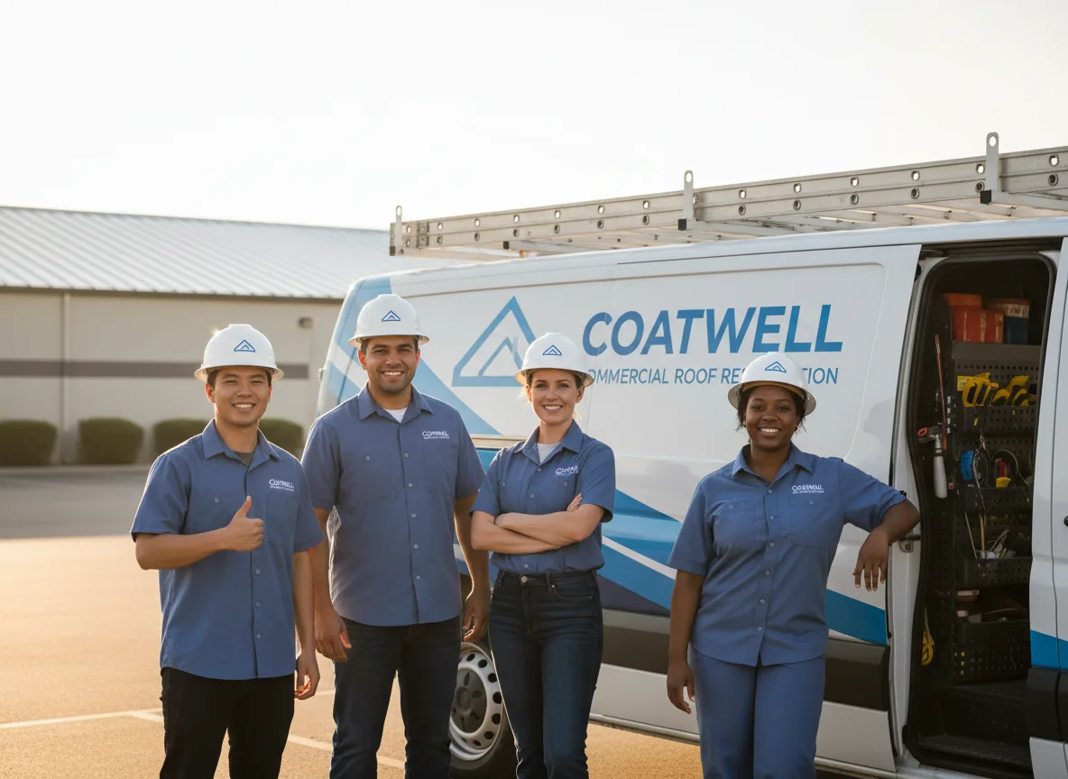 Commercial roof coating company in Shandon, CA